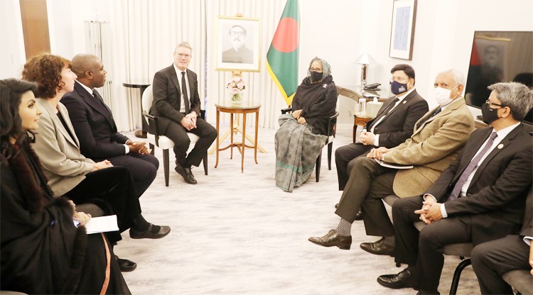 প্রধানমন্ত্রীর সঙ্গে ব্রিটেনের বিরোধী দলীয় নেতার সাক্ষাৎ