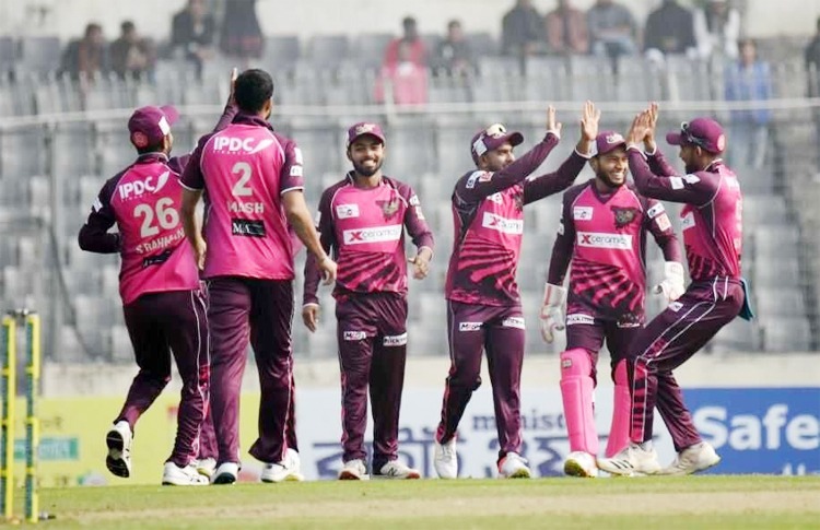 রানের পাহাড় টপকে বরিশালকে হারাল সিলেট