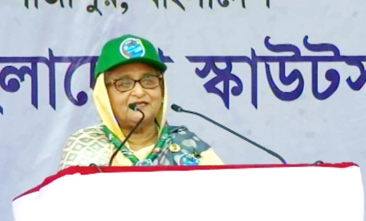 দেশের সব শিক্ষার্থীকে স্কাউট প্রশিক্ষণ দিতে হবে: প্রধানমন্ত্রী
