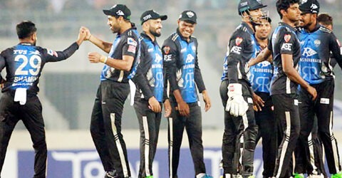 ঢাকাকে হারিয়ে চতুর্থ দল হিসেবে প্লে অফে রংপুর