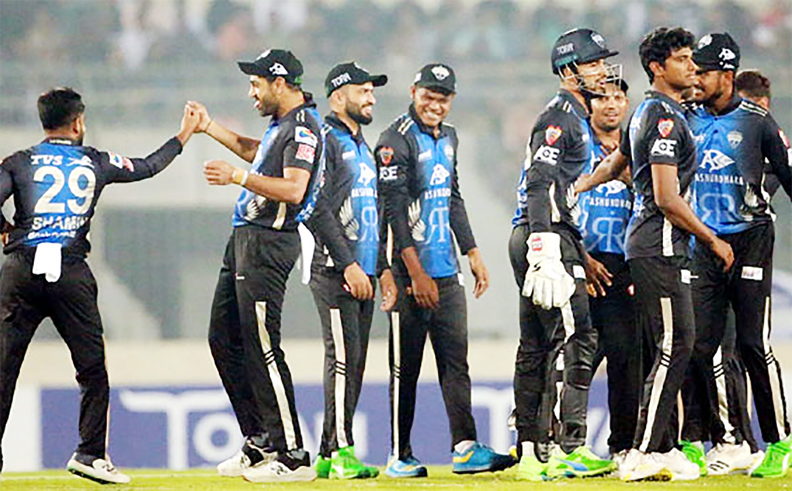 ঢাকাকে হারিয়ে চতুর্থ দল হিসেবে প্লে অফে রংপুর