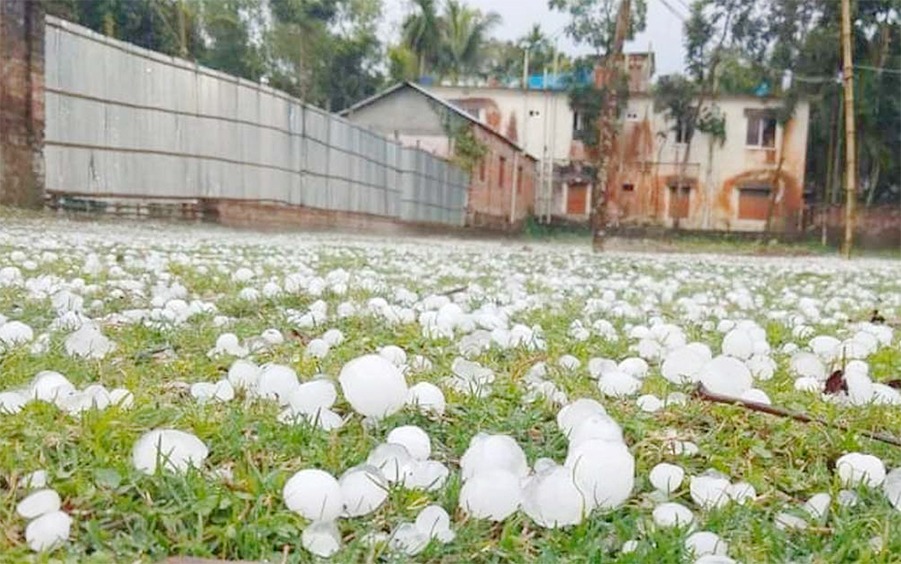 দেশের বিভিন্ন জায়গায় বিক্ষিপ্তভাবে হতে পারে শিলাবৃষ্টি