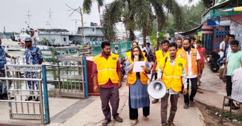 ঘূর্ণিঝড় মোখা মোকাবিলায় বরিশালে প্রস্তুত ৩২ হাজারের বেশি স্বেচ্ছাসেবক