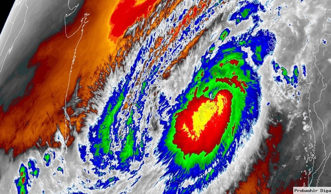 প্রায় সিডরের মতোই শক্তিশালী ঘূর্ণিঝড় মোখা: আবহাওয়া অধিদফতর