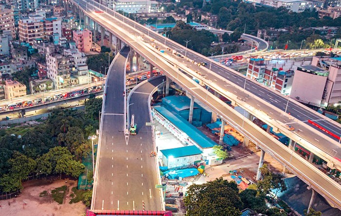 দ্বার খুলল দেশের প্রথম এলিভেটেড এক্সপ্রেসওয়ের