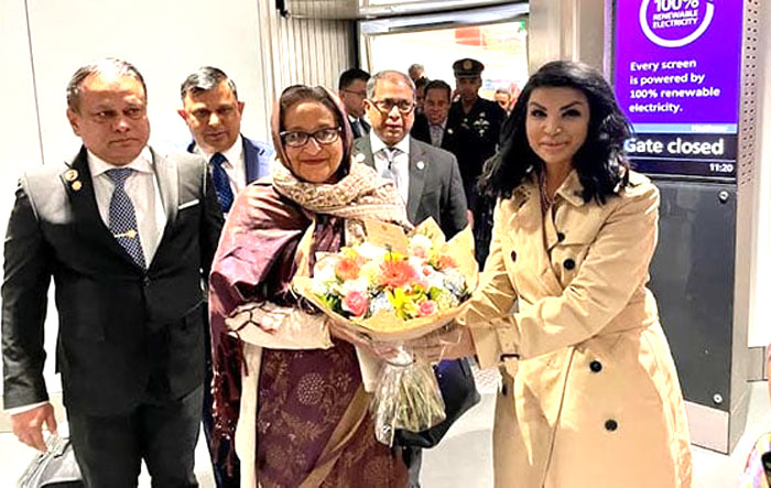 ওয়াশিংটন ডিসি থেকে লন্ডনে প্রধানমন্ত্রী