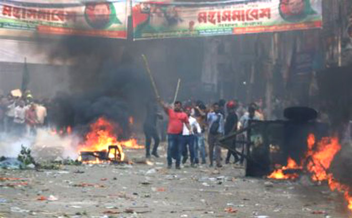 বিএনপির মহাসমাবেশ : ২৮ অক্টোবরের সহিংসতায় ৩৬ মামলা, আসামি ১৫৪৪