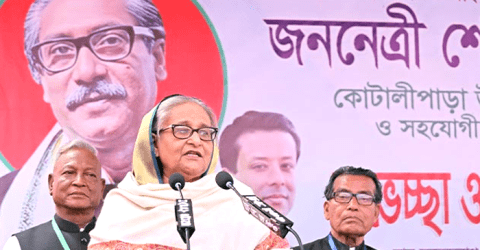 নির্বাচনকে ঘিরে অগ্নিসন্ত্রাসী ও হুকুমদাতাদের সাজা নিশ্চিত করা হবে: প্রধানমন্ত্রী