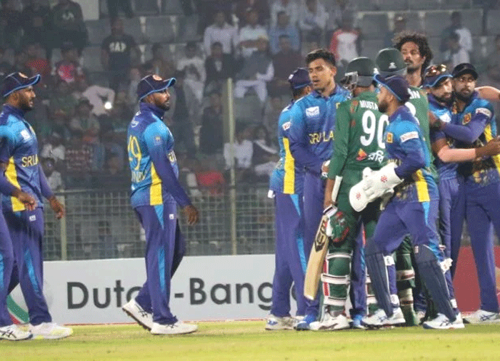 শ্রীলঙ্কার কাছে সিরিজ হার বাংলাদেশের