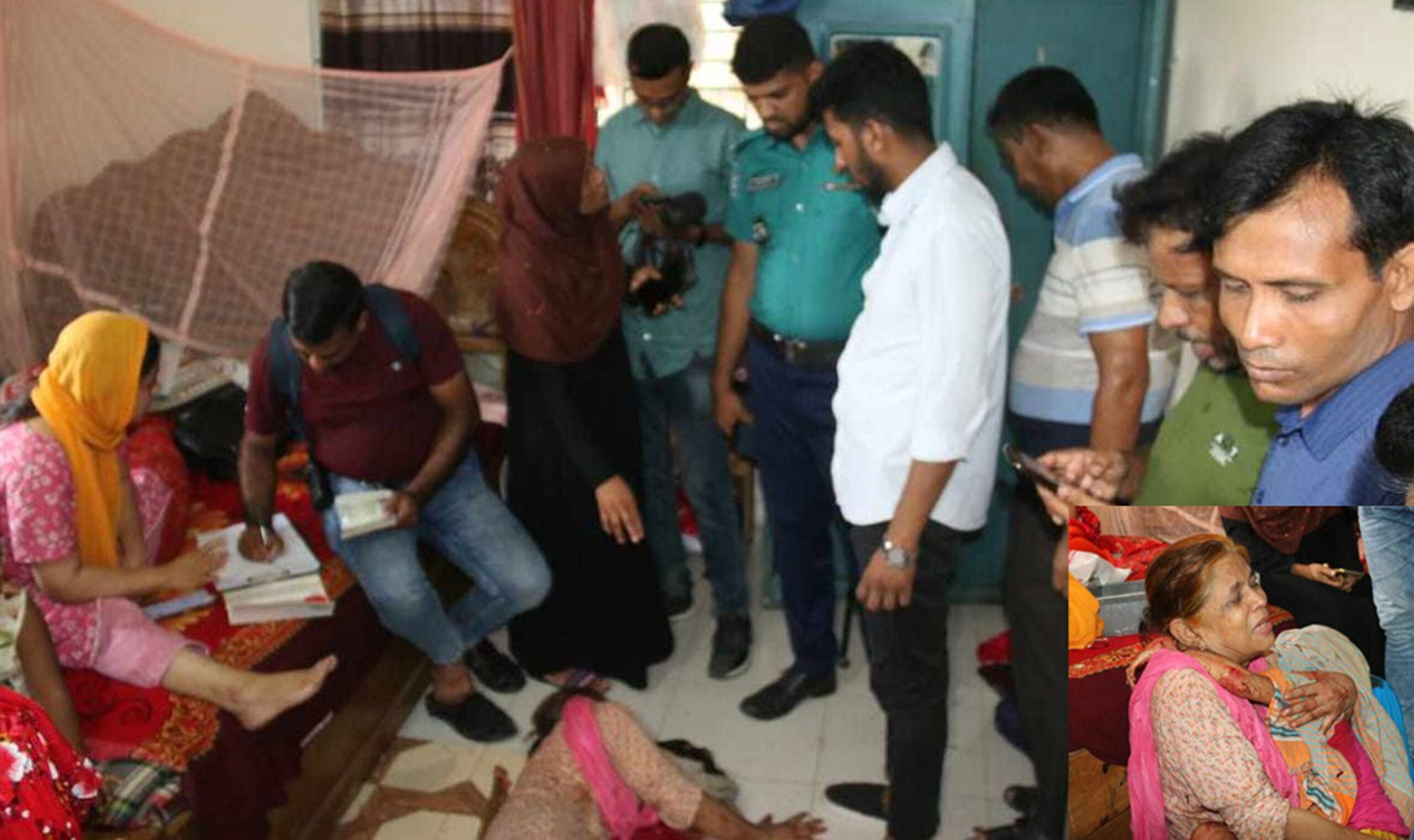 বরিশালের শিশু কণ্যা ও বাবার গলাকাটা মরদেহ উদ্ধার ।