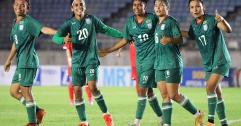 প্রথমার্ধেই বাহরাইনের জালে ৫ গোল বাংলাদেশের