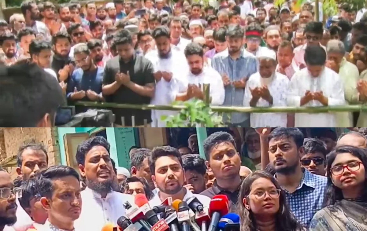 শহীদ আবু সাঈদের কবর জিয়ারতের মধ্য দিয়ে এনসিপির জুলাই পদযাত্রা শুরু