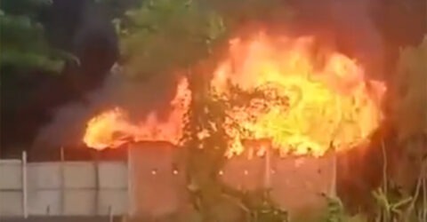 চট্টগ্রামে সিলিন্ডারের গুদাম বিস্ফোরণে দগ্ধ ১০