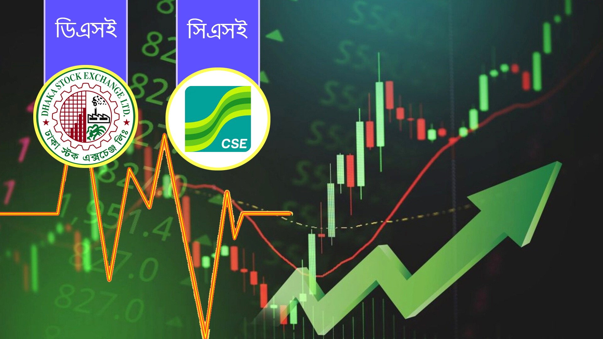 সূচকের উত্থানে পুঁজিবাজারে লেনদেন চলছে