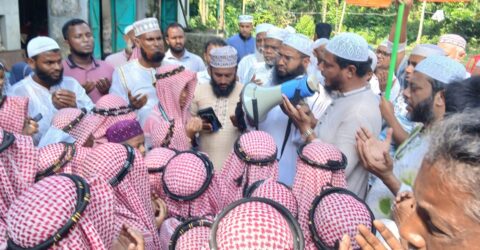 বাউফলের ধুলিয়া ইউনিয়নে ড. মাসুদের গণসংযোগ