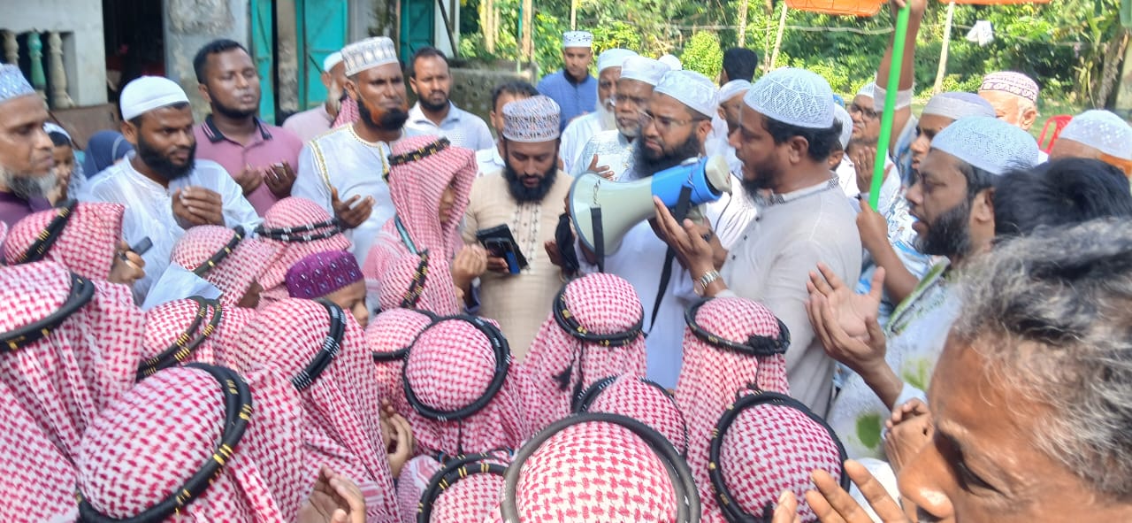 বাউফলের ধুলিয়া ইউনিয়নে ড. মাসুদের গণসংযোগ